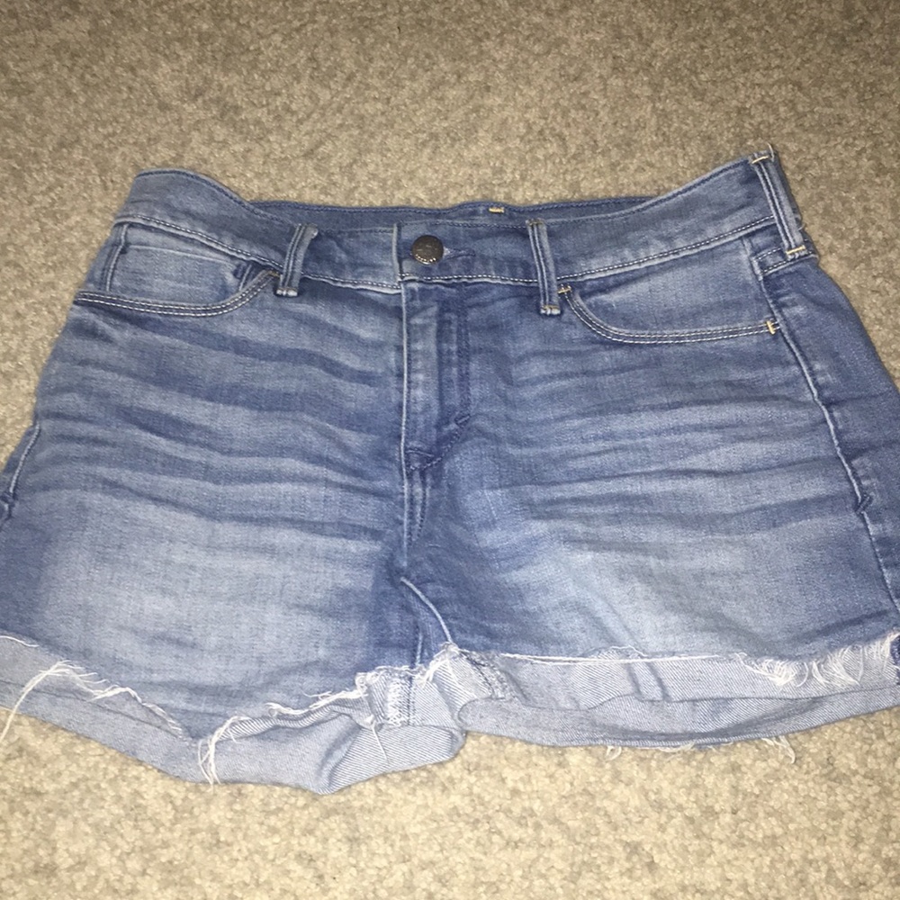 abercrombie and fitch denim shorts